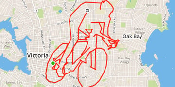 The most impressive Strava GPS drawings we've seen so far