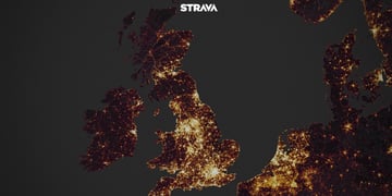 Strava's Global Heatmap reveals where runners and cyclists travel the most