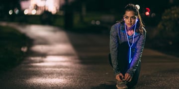 Glow headphones pulse laser lights to the beat of your music