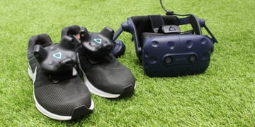 I played football in VR using Vive's new trackers and it was a beautiful thing