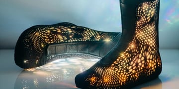 These Sols Adaptiv high-tops are 3D printed, robotic and adapt to your feet