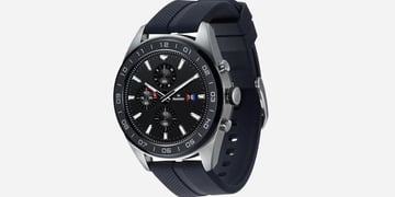 The LG Watch W7 hybrid puts watch hands over a barebones Wear OS experience