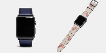 Coach is having a Pigtini Party with its fall Apple Watch bands