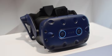 The new HTC Vive Pro Eye headset comes with integrated eye tracking