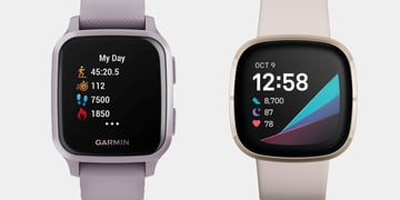 Garmin Venu Sq v Fitbit Sense: stress sensing sports watches compared