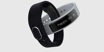This smart band vibrates around your wrist for screen-free navigation