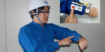 ​Augmented reality keyboard makes your arm the input