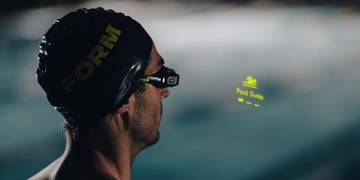 Form's second-gen swimming goggles feature heart rate tracking and an AR compass