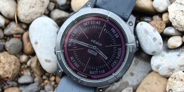garmin fenix 7 pro off wrist showing watch face
