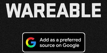 Wareable logo on a black background with a note that says add us as a preferred source