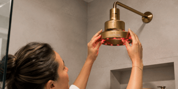 higherdose red light showerhead filter review