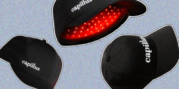 three Capillus laser caps