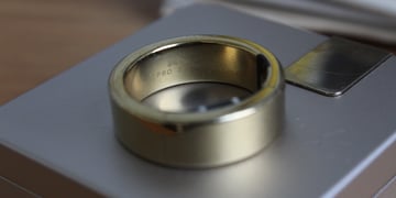 ultrahuman ring pro logo stamp close up